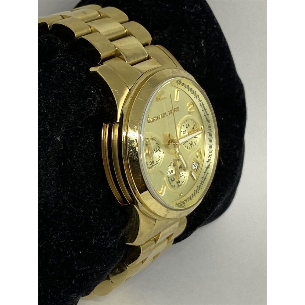 Michael Kors Runway MK5055 Womens Stainless Steel Analog Dial Quartz Watch EY116 - Picture 5 of 12